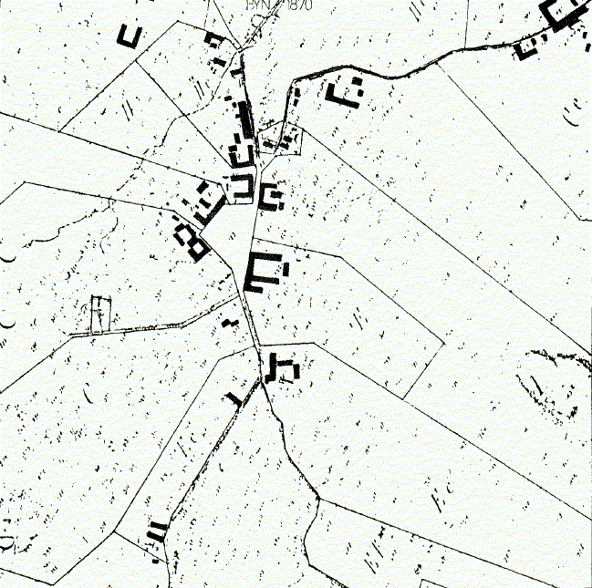 1870 map of Hemlingby