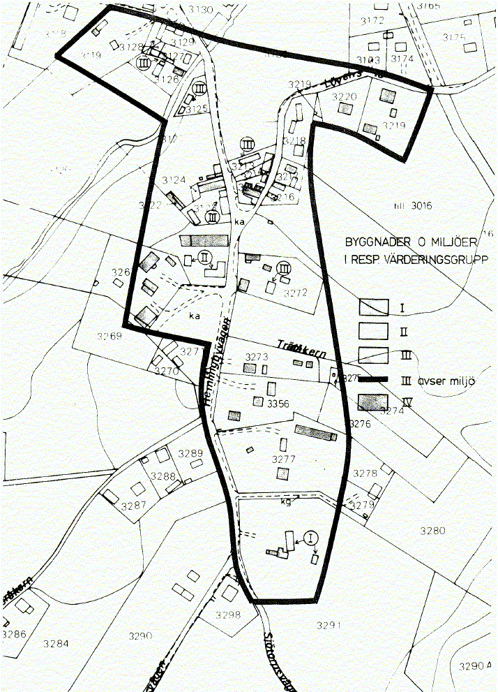 ca 1970 map of Hemlingby